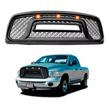 Parrilla Dodge Ram 1500 Con Luz Led Ambar Negro 2002-2005