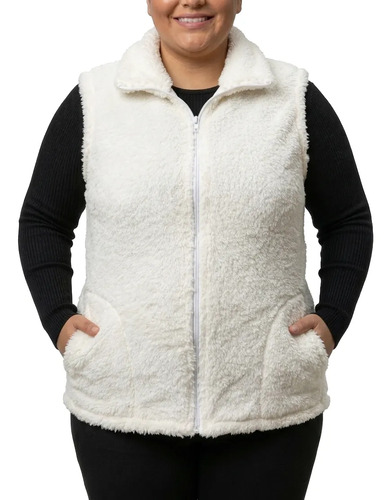 Chaleco Para Dama Básico De Peluche