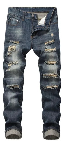 Jeans Skinny Stretch Ripped Skinny Trousers