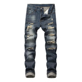 Jeans Skinny Stretch Ripped Skinny Trousers