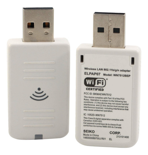 Módulo Lan Wifi Inalámbrico Epson Elpap07 Para Proyectores