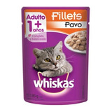 Alimento Whiskas 1+ Gato Adulto Fillets Sabor Pavo 85 Gr