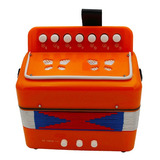 Mini Acordeon Infantil Naranja