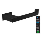 Toalheiro Unilateral Inox Preto Fosco - Kromus Rt0304-ub