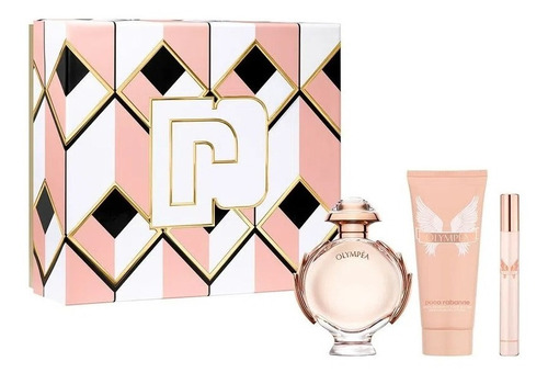 Paco Rabanne Olympea Set De 3 Pz Con Miniatura Para Mujer