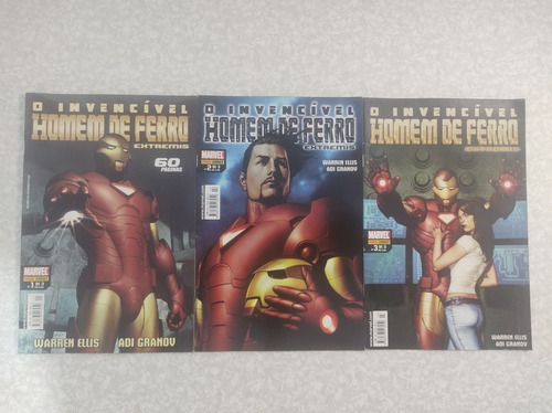 Homem De Ferro Extremis Warren Ellis Completo Ed. Panini Hq 