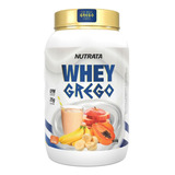 Suplemento Em Pó Nutrata  Grego Whey Grego Whey Proteins Whey Grego Sabor  Vitamina De Frutas Em Pote De 900ml