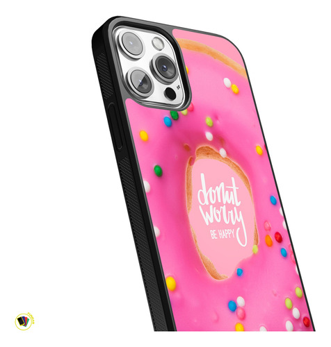 Funda Diseño Para Motorola De Mosaico Donas Colores #10