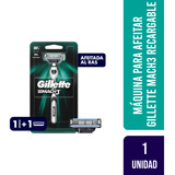 Maquina Para Afeitar Gillette Mach3 Recargable 1 Unidad