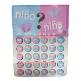 Fotobotones/botón /pines Niño O Niña 2cm C/30 Pz Baby Shower