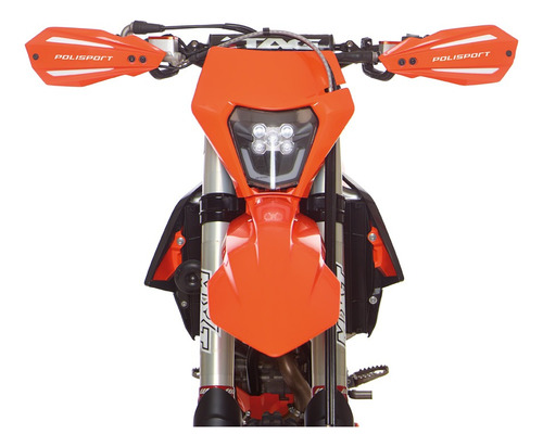 Cubre Puños Ktm Sx Sx-f Xc Xc-f Motocross Plástico Naranja