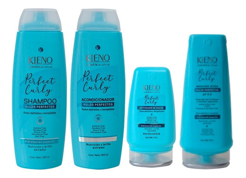 Pack Perfect Curly Kleno Completo Rulos Hidratacion Local