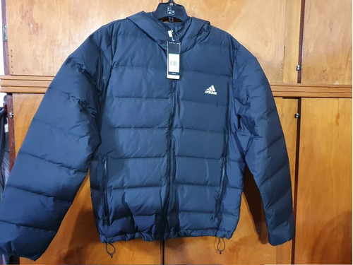 Campera adidas Bq2001 Helionic Ho Jkt Hombre Negro Talle L