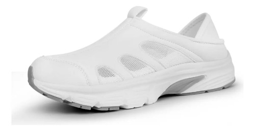 Zapatos Enfermera Blanco Mujer Clinicos Chef Slip On Two-way | Envío gratis