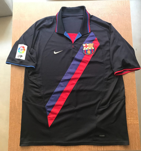 Camisa Oficial Do Barcelona - Nike (2003/2004) Raridade