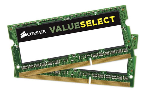 Memória Corsair Value Notebook 16gb (2x8gb) 1600mhz Ddr3 C11