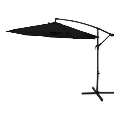 Sombrilla Banana Caño Outdoors Jardin Patio Grande Gazebo Ct Color Negro | Envío gratis