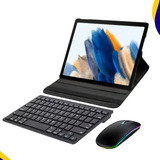 Capa Giratória+ Teclado+ Mouse Para Galaxy Tab A8 10.5 X200