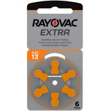 Pilas Audifono 13 Rayovac Extra Pr48 Blister X 6 Unidades