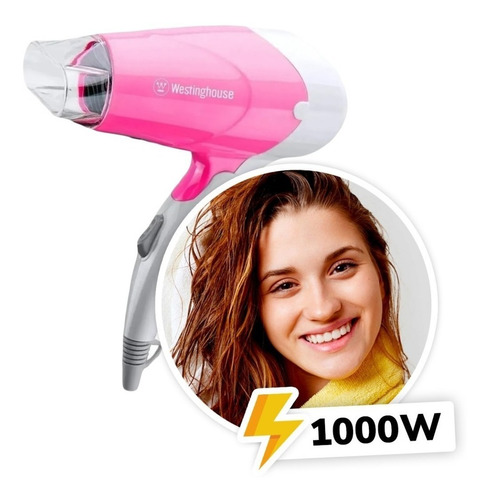 Secador De Pelo Westinghouse 1000w Whhd8300 C/ Gancho 2 Vel