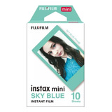 10 Unidades Fujifilm Sky Blue Instax Mini 