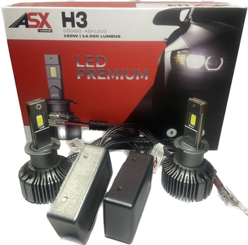 Ultra Led Premium Asx 100w/14000lm 6000k H7-h4-h1-h11-hb3hb4