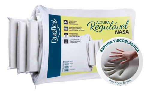 Travesseiro Duoflex Nasa Regulável - Duoflex