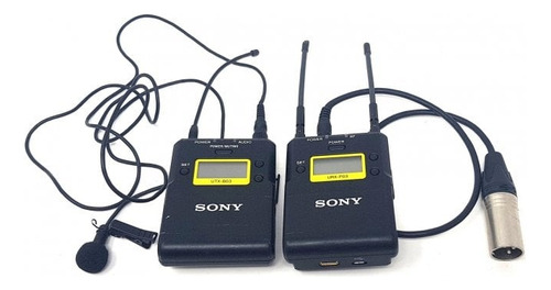 Microfone De Lapela Sony Uwp-d11 Sem Fio (padrão De Tv)