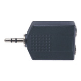 Ficha Adaptador Mini Plug Stereo 3.5 A 2 Jack Mono 6.5 