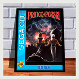 Quadro Decorativo Capa A4 Gamer Sega Cd Prince Of Persia