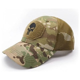 Gorra Táctica Hombre Calavera Punish Multicam