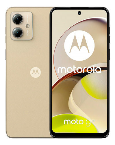 Celular Motorola Moto G14 4gb 128gb 6.5  Fhd+ 50mp Crema