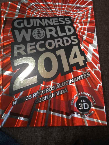 Guinness World Records 2014 Libro Realidad Aumentada En 3d