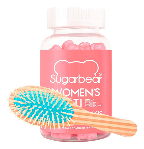 Sugarbear Women's Multivitaminas Para Mujeres+cepillo Bamboo