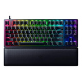 Teclado Gamer De Pc, Ergonomico / Reposamuneca | Negro/ra...