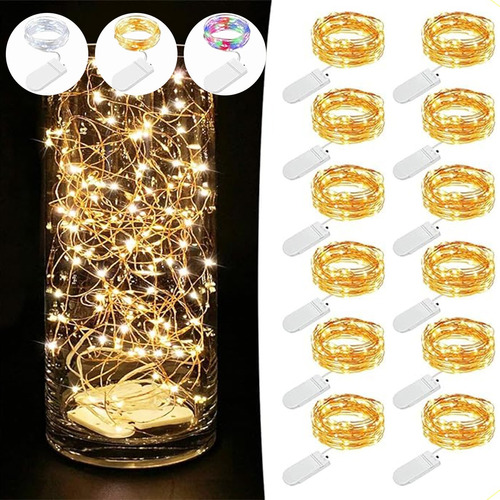 Luces De Hadas Con Pilas Luces Cadena Luz 2m 20led 12pack