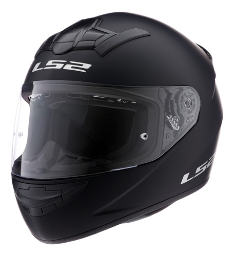 Casco Integral Moto Ls2 352 Rookie Solid + Alerón Spoiler Pr