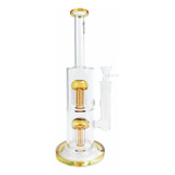 Bong De Vidro Grande Abduzido Tree 2 Percolator - Ambar