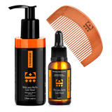 Kit Balm E Óleo Para Barba Goot Wood + Pente Embaixador