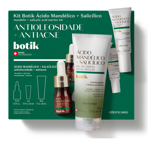 Kit Botik Antioleosidade + Antiacne O Boticário