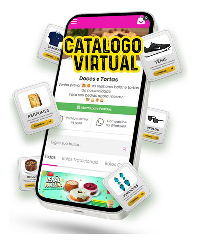 Catalogo Online Produtos Site De Vendas Via Whatsapp