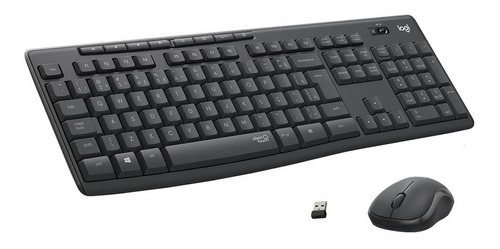 Kit Teclado Mouse Logitech Mk270 Sem Fio Abnt2 Multimidia