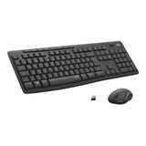 Kit Teclado Mouse Logitech Mk270 Sem Fio Abnt2 Multimidia