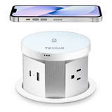 Countertop Pop Up Outlet With Wireless Charger,1.8m