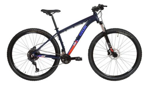 Bicicleta Aro 29 Caloi Explorer 20 18v Freio Hidráulico Mtb Cor Azul Tamanho Do Quadro 17