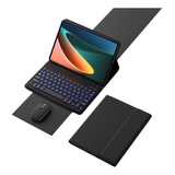 Funda Teclado Iluminado Y Mouse Para Tablet Mi Pad 5