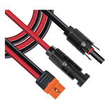 Zkeeshop Cable De Carga Solar, Conector Solar A Xt60i, Cone.