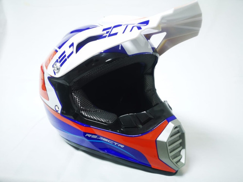 Casco Tipo Cross Para Motociclista