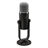 Microfono Behringer Bigfoot Usb Condenser Ideal Streaming Color Negro