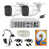 Kit Cctv 8ch 2 1080 Epcom Audio Metal 50mts Utp 1tb